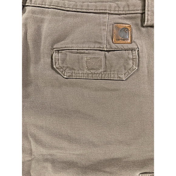 Carhartt Men's Size 36 Cargo Shorts Brown Khaki - Picture 3 of 8
